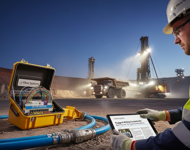 Fibre Systems | A Guide to Rugged Mining Fibre Optics: How to Secure 100% Connectivity in Harsh Environments