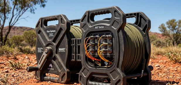 Fibre Systems | Tactical Fiber Reels: MARS & RIO Series, Stop Wasting Time on Field Patching!
